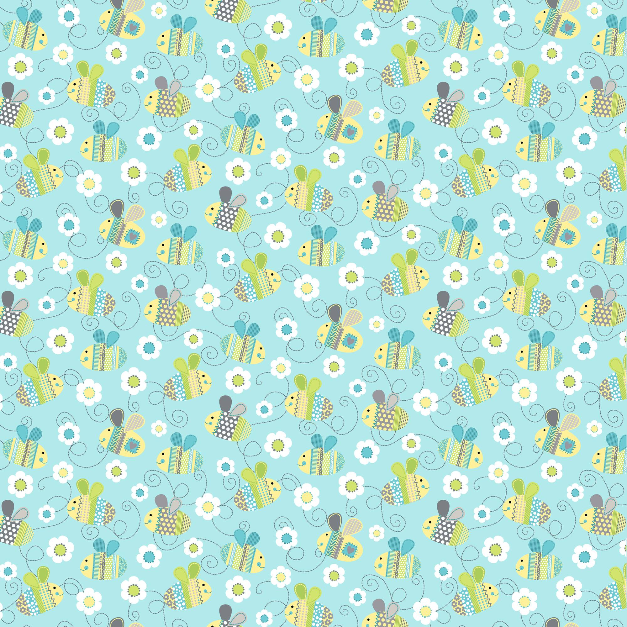Northcott Cute Critters Bug Toss Cotton Home Décor Fabric